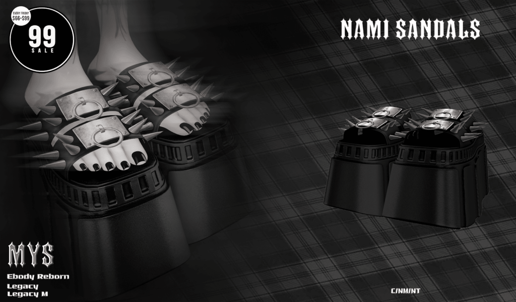 Nami Sandals - Legacy F+M/Reborn