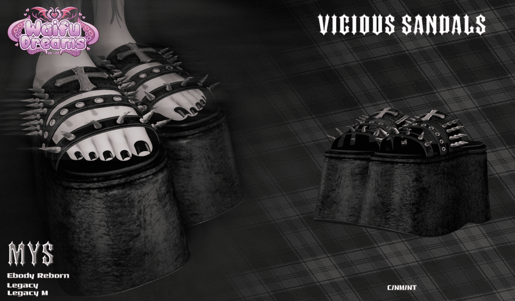 Vicious Sandals - Legacy F+M/Reborn