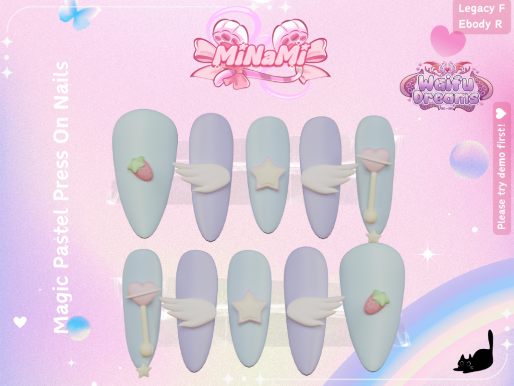 Magic Pastel Press On Nails - Legacy/Reborn