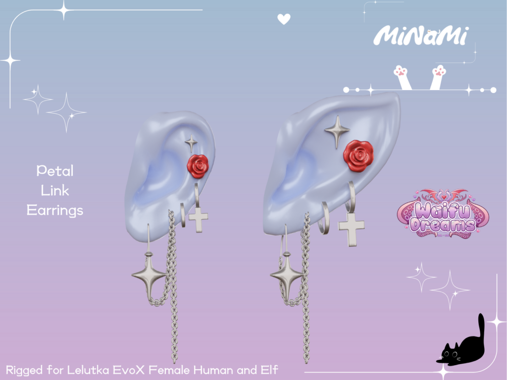 Petal Link Earrings - EvoX