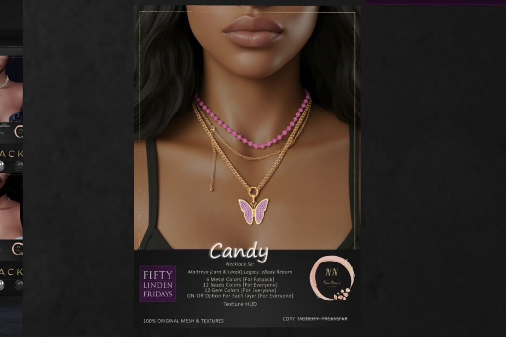 Candy Necklace - Legacy/Maitreya/Reborn/+mods	&lt;a href=&quot;http://maps.secondlife.com/secondlife/Celestial%20Vale/152/143/2002&quot; target=&quot;_blank&quot;&gt;Teleport&lt;/a&gt;