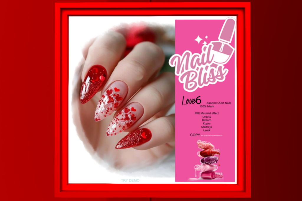 Love6 Nails - Inithium/Legacy/Maitreya/Reborn/+mods, L$280