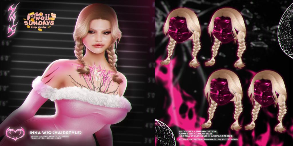 Ina Hairstyle &amp; Hairbase - EvoX/Genus	&lt;a href=&quot;http://maps.secondlife.com/secondlife/Playboy/72/115/498&quot; target=&quot;_blank&quot;&gt;Teleport&lt;/a&gt;