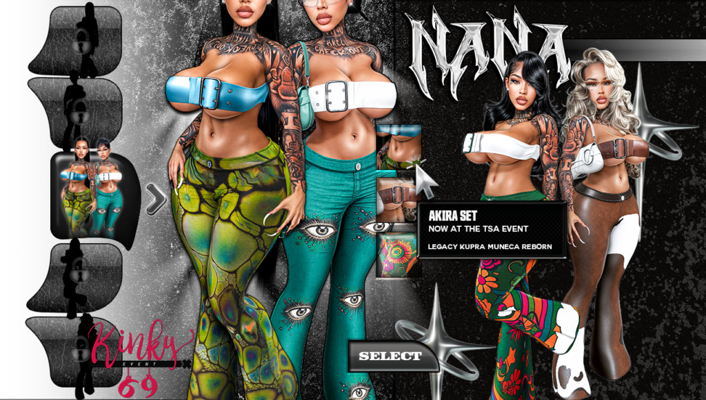 Akira Set - Inithium/Legacy/Reborn/Yentements	&lt;a href=&quot;http://maps.secondlife.com/secondlife/Pomiciona/58/207/2240&quot; target=&quot;_blank&quot;&gt;Teleport&lt;/a&gt;