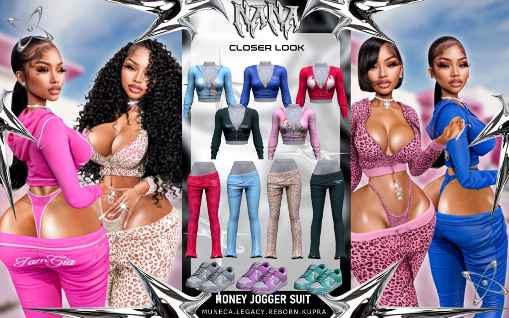 Honey Jogger Suit - Inithium/Legacy/Reborn/Yentements	<a href="http://maps.secondlife.com/secondlife/Pomiciona/58/207/2240" target="_blank">Teleport</a>