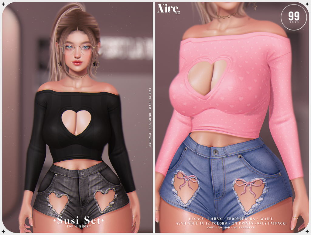 Susi Set - Legacy/MaitreyaX/Reborn/+mods	&lt;a href=&quot;http://maps.secondlife.com/secondlife/Filhomes/19/70/2677&quot; target=&quot;_blank&quot;&gt;Teleport&lt;/a&gt;