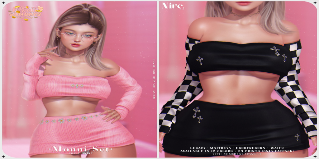 Monni Set - Legacy/Maitreya/Reborn/+mods	&lt;a href=&quot;http://maps.secondlife.com/secondlife/Filhomes/19/70/2677&quot; target=&quot;_blank&quot;&gt;Teleport&lt;/a&gt;