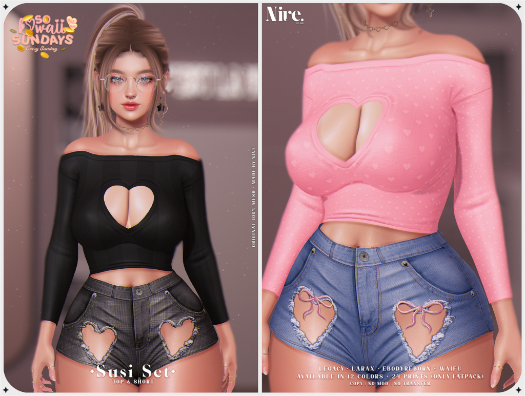 Susi Set - Legacy/MaitreyaX/Reborn/+mods	&lt;a href=&quot;https://maps.secondlife.com/secondlife/Filhomes/19/70/2677&quot; target=&quot;_blank&quot;&gt;Teleport&lt;/a&gt;