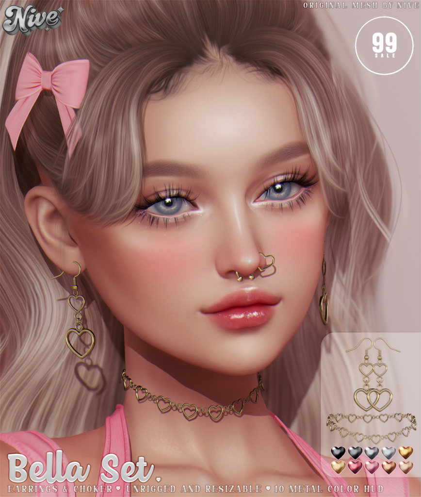 Bella Set Jewelry	&lt;a href=&quot;http://maps.secondlife.com/secondlife/Filhomes/19/70/2677&quot; target=&quot;_blank&quot;&gt;Teleport&lt;/a&gt;