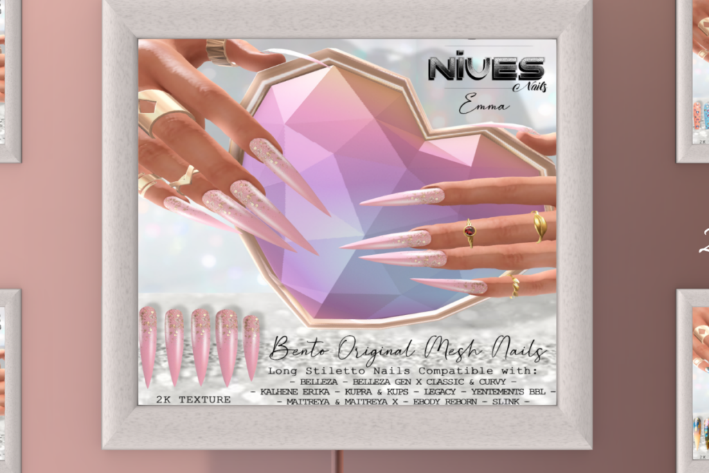 Emma Bento Stilleto Nails - Belleza/Kahlene/Inithium/Legacy/MaitreyaX/Reborn/Slink/Yentements+mods, L$99