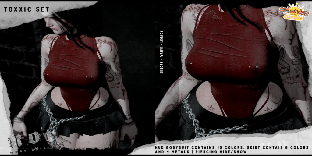 Toxxic Set - Legacy/Reborn/+mods	&lt;a href=&quot;http://maps.secondlife.com/secondlife/Lockheart/170/63/3002&quot; target=&quot;_blank&quot;&gt;Teleport&lt;/a&gt;