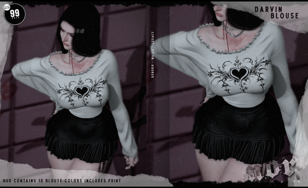 Darvin Blouse - Legacy/Reborn/+mods	&lt;a href=&quot;http://maps.secondlife.com/secondlife/Lockheart/170/63/3002&quot; target=&quot;_blank&quot;&gt;Teleport&lt;/a&gt;