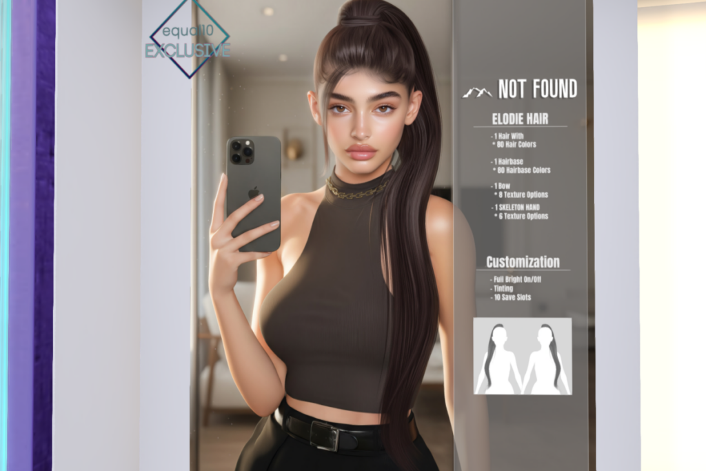 Elodie Hair, L$239 each/L$539 FP