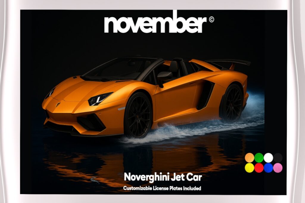 Noverghini Driveable Car, L$1299 each/L$5200 FP