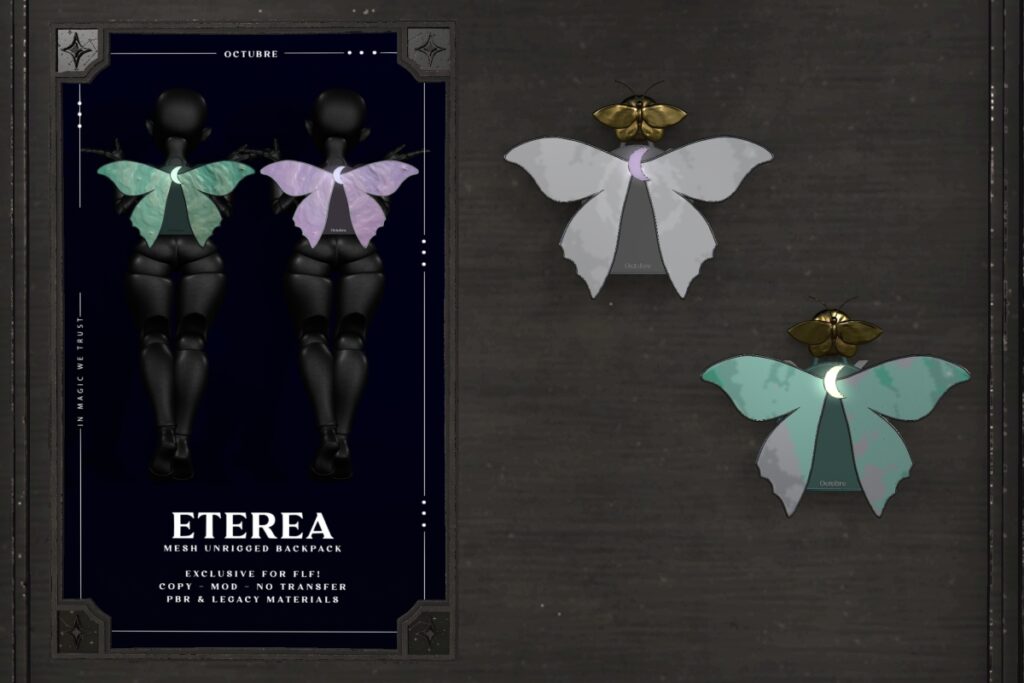 Eterea Backpack	&lt;a href=&quot;http://maps.secondlife.com/secondlife/Mellor/97/37/27&quot; target=&quot;_blank&quot;&gt;Teleport&lt;/a&gt;