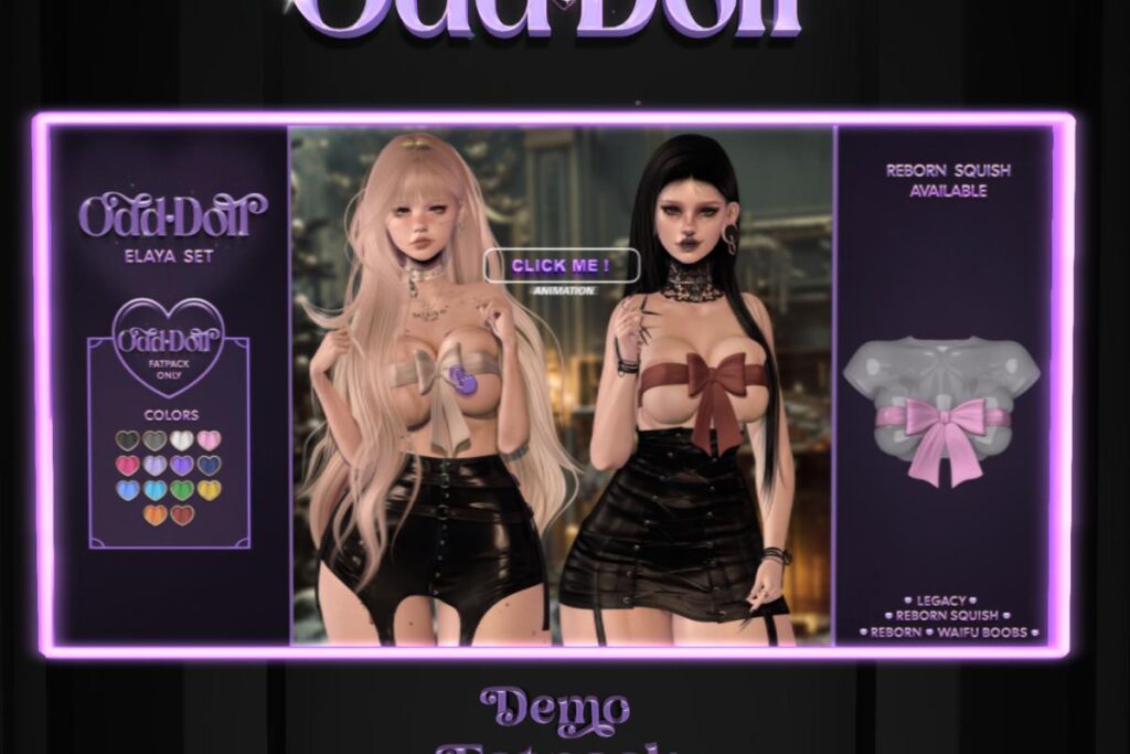 Elaya Set - Legacy/Reborn/+mods, L$350 each/L$1599 FP