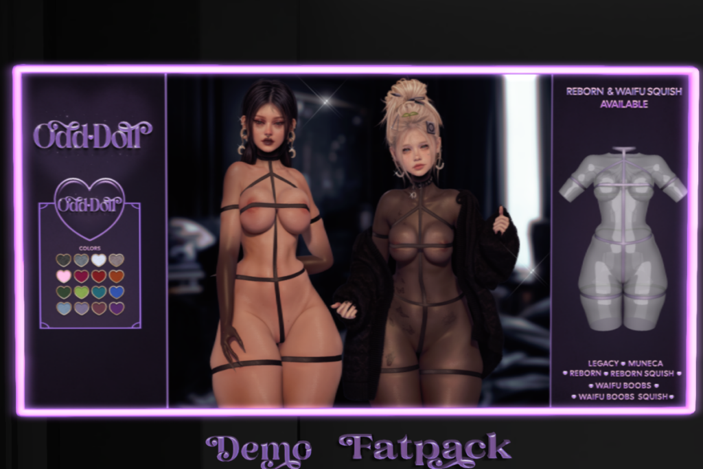 Amelie Set - Reborn/+mods, L$400 each/L$2999 FP