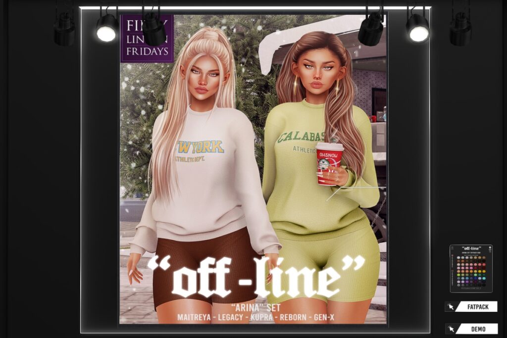 Arina Set - GenX/Inithium/Legacy/Maitreya/Reborn	&lt;a href=&quot;http://maps.secondlife.com/secondlife/YUNG/155/113/246&quot; target=&quot;_blank&quot;&gt;Teleport&lt;/a&gt;