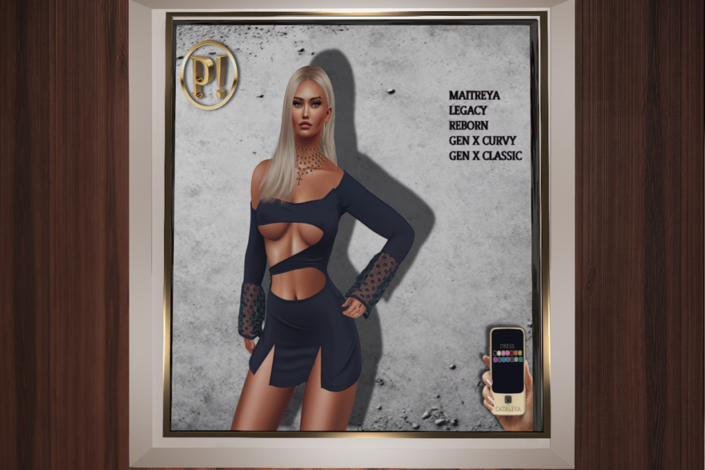 Cataleya Dress - GenX/Legacy/Maitreya/Reborn, L$275
