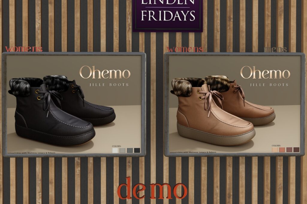 Jille Boots - Legacy/Maitreya/Reborn	&lt;a href=&quot;http://maps.secondlife.com/secondlife/Horan/44/226/2002&quot; target=&quot;_blank&quot;&gt;Teleport&lt;/a&gt;