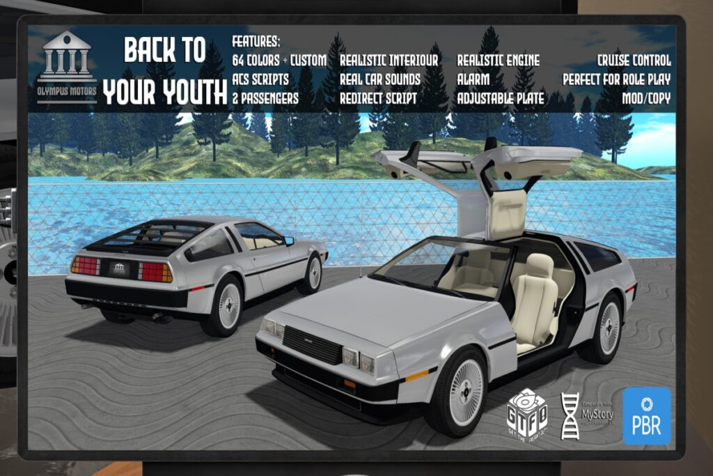 Back To Your Youth Driveable Car, L$799