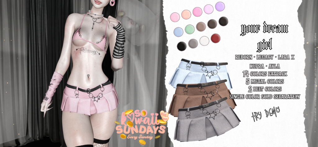 Your Dream Girl Outfit - Ayla/Inithium/Legacy/MaitreyaX/Reborn	&lt;a href=&quot;https://maps.secondlife.com/secondlife/Demon/239/92/25&quot; target=&quot;_blank&quot;&gt;Teleport&lt;/a&gt;