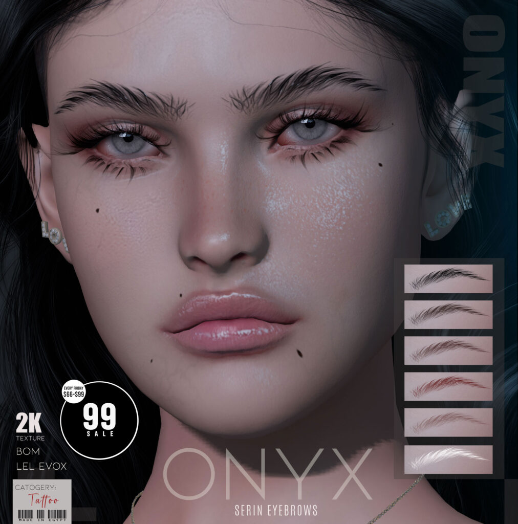 Serin Eyebrows - EvoX	&lt;a href=&quot;http://maps.secondlife.com/secondlife/Fallen%20Angel/168/106/22&quot; target=&quot;_blank&quot;&gt;Teleport&lt;/a&gt;