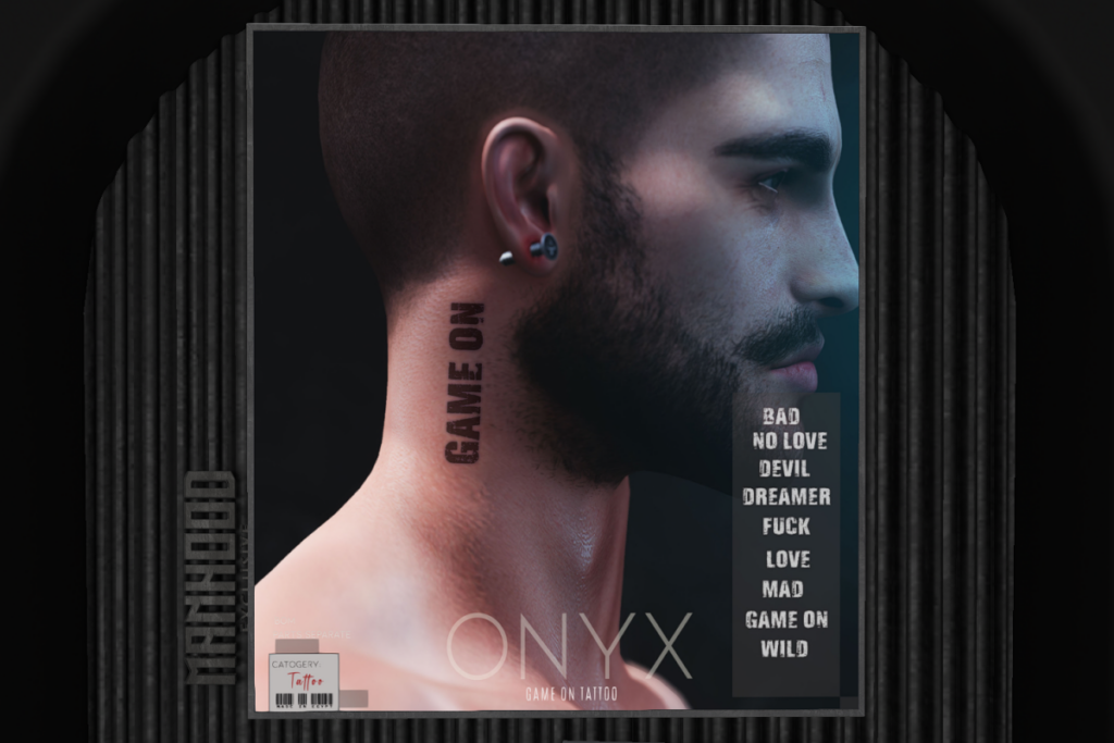 Game On Tattoo - BOM, L$299