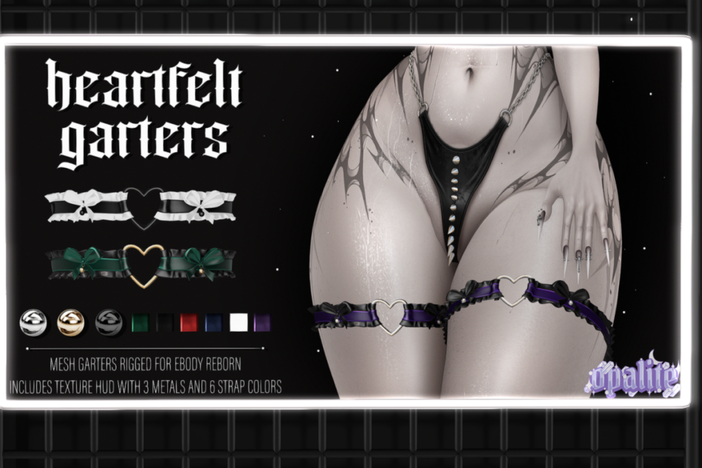 Heartfelt Garters - Reborn, L$349