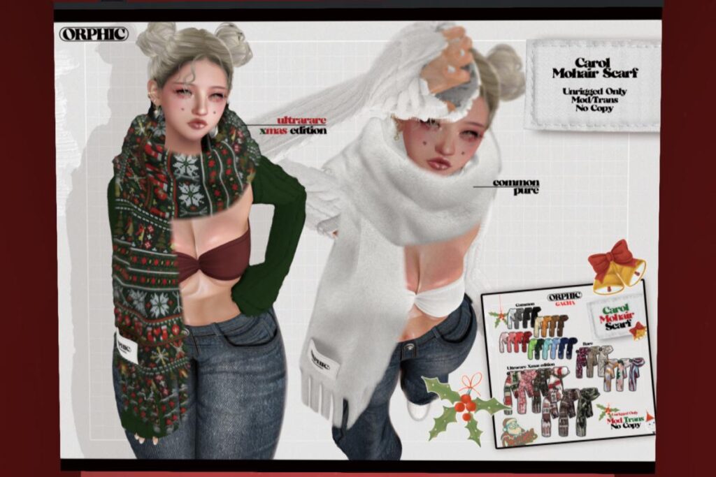 Carol Mohair Scarf, L$55 per play