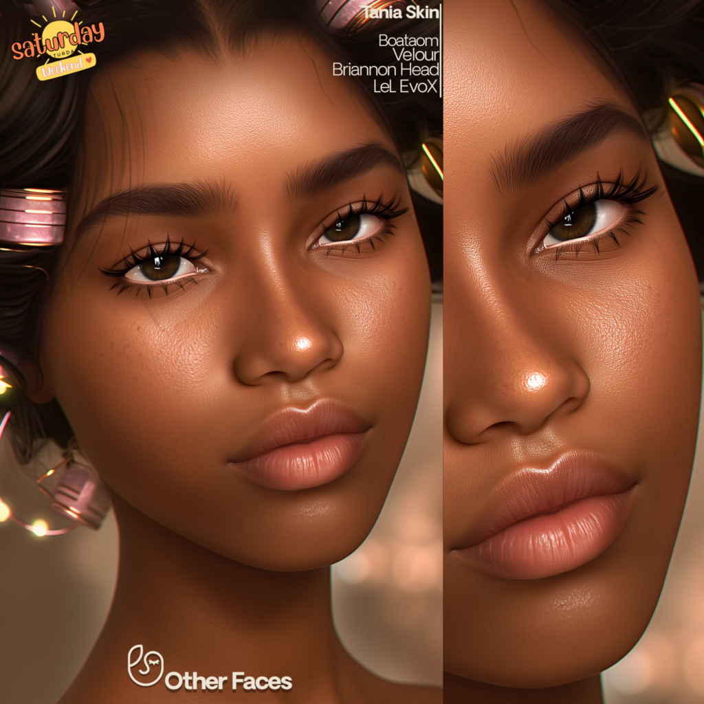 Tania Skin - EvoX	&lt;a href=&quot;http://maps.secondlife.com/secondlife/Pleasant%20Harbor/59/216/872&quot; target=&quot;_blank&quot;&gt;Teleport&lt;/a&gt;