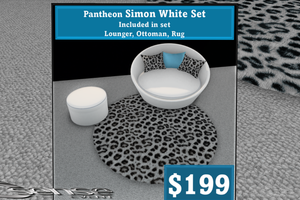 Simon White Set, L$199