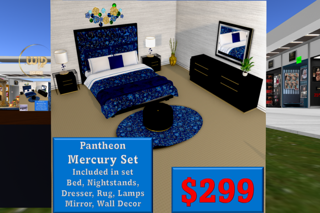 Mercury Set Furniture &amp; Decor, L$299