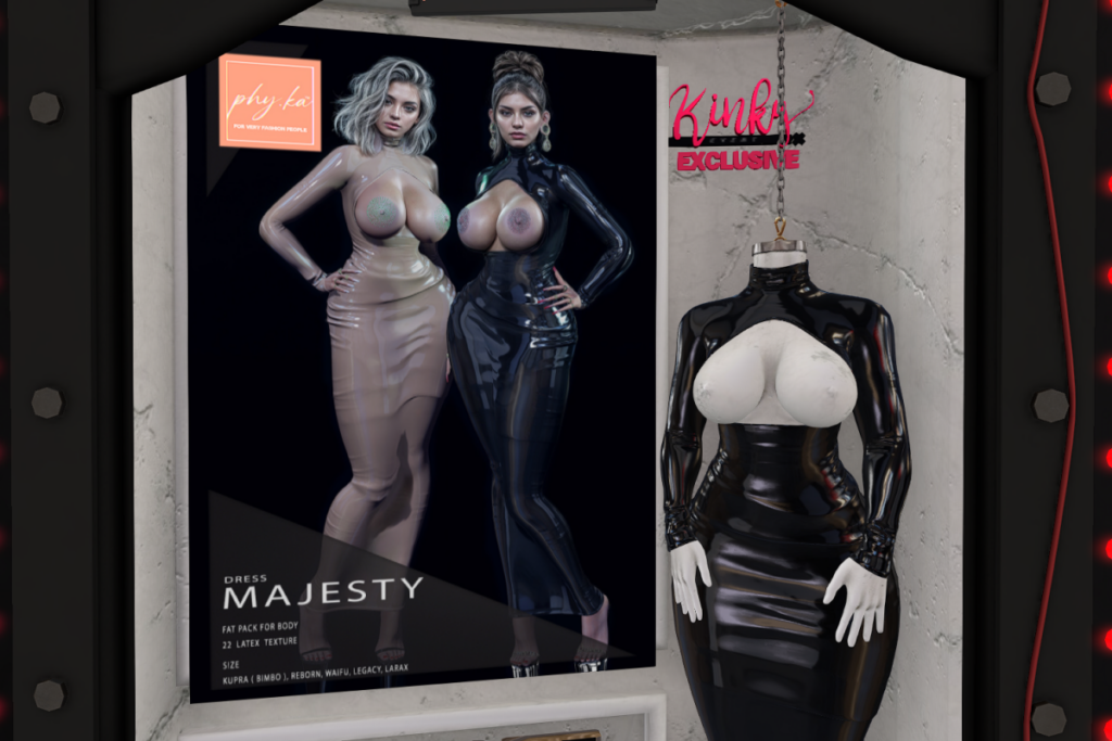 Majesty Dress - Inithium/Legacy/MaitreyaX/Reborn/+mods, L$599 each/L$1599 FP