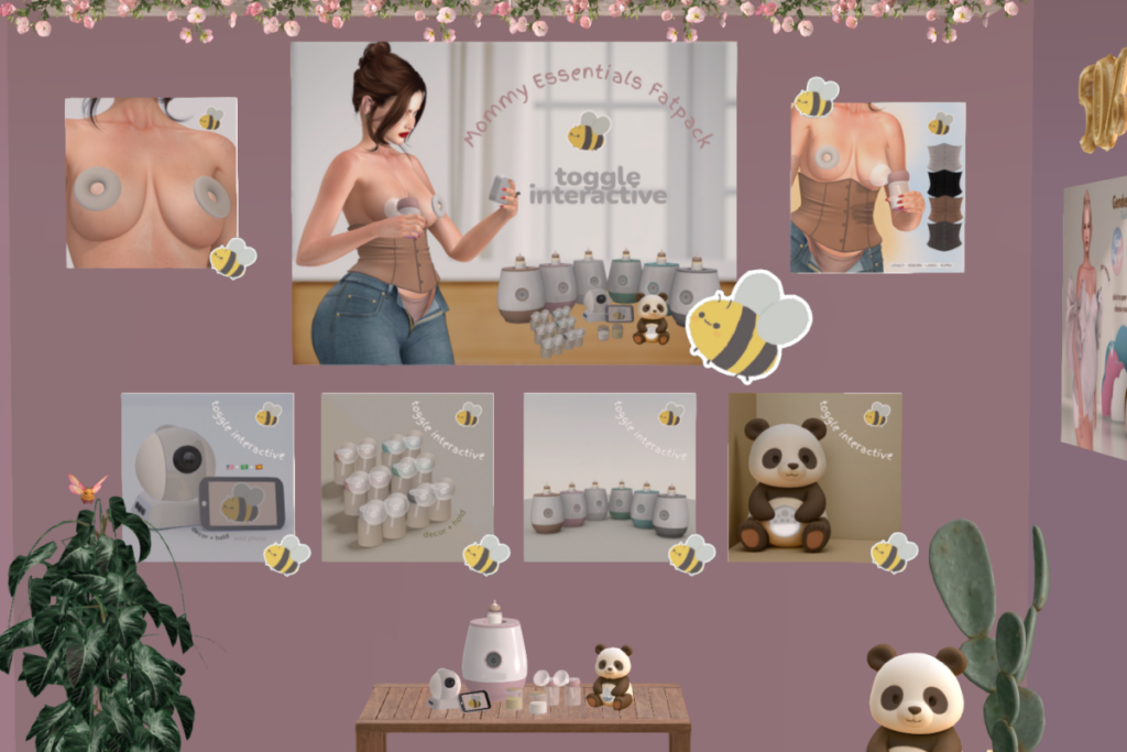 Mommy Essentials, L$389 each / L$1499 Fatpack