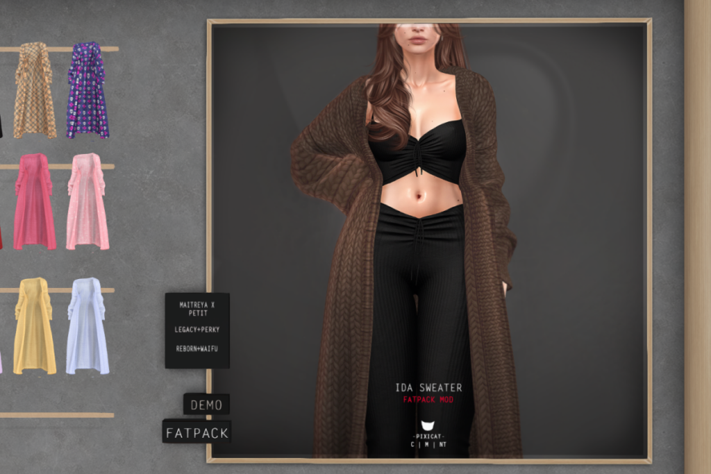 Ida Sweater - Legacy/MaitreyaX/Reborn/+mods, L$257 each/L$1200 FP