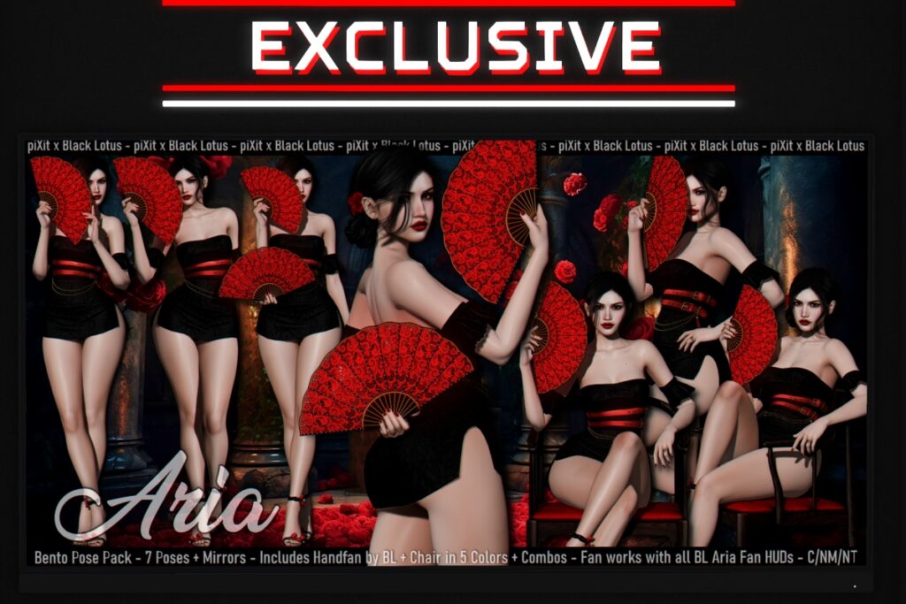 Aria Poses &amp; Props, L$340 FP