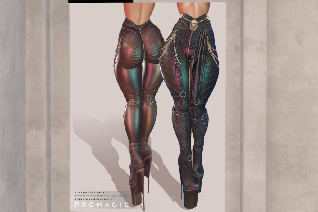 Vinaash Bootpants - Inithium/Legacy/Maitreya/Reborn/+mods, L$333 each/L$999 FP