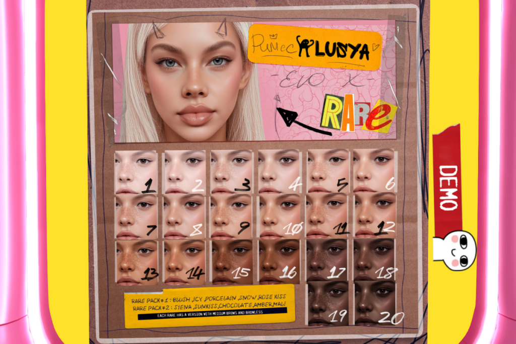 Lusya Skin Gacha - EvoX, L$69 per play