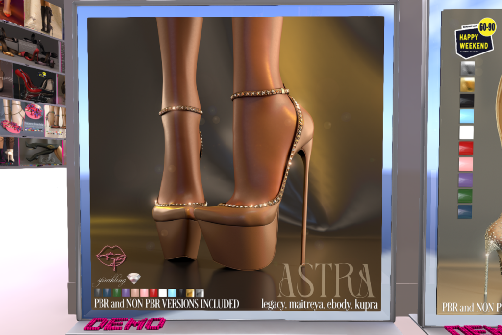 Astra - Inithium/Legacy/Maitreya/Reborn	&lt;a href=&quot;http://maps.secondlife.com/secondlife/Pure%20Poison%20District/183/72/21&quot; target=&quot;_blank&quot;&gt;Teleport&lt;/a&gt;