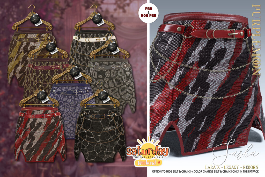 Sasha Skirt - Legacy/MaitreyaX/Reborn	&lt;a href=&quot;http://maps.secondlife.com/secondlife/Stellar/126/37/22&quot; target=&quot;_blank&quot;&gt;Teleport&lt;/a&gt;
