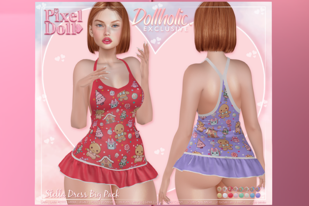 Stella Dress - GenX/Legacy/Maitreya/Reborn/+mods, L$699