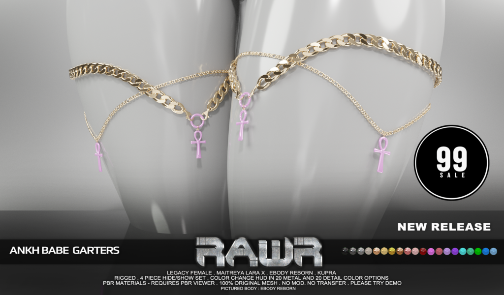 Ankh Babe Garters - Inithium/Legacy/MaitreyaX/Reborn	&lt;a href=&quot;http://maps.secondlife.com/secondlife/RAWR/62/141/21&quot; target=&quot;_blank&quot;&gt;Teleport&lt;/a&gt;