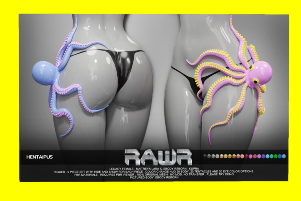 Hentaipus - Inithium/Legacy/MaitreyaX/Reborn, L$299