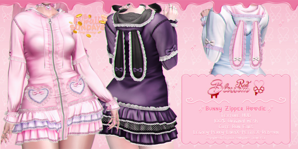 Bunny Zipper Hoodie - Legacy/MaitreyaX/Reborn/+mods	&lt;a href=&quot;https://maps.secondlife.com/secondlife/Anhedonia/112/132/998&quot; target=&quot;_blank&quot;&gt;Teleport&lt;/a&gt;