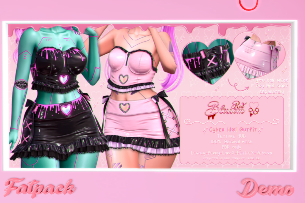 Cyber Idol Outfit - Legacy/Maitreya/Reborn/+mods, L$380 each/L$1999 FP