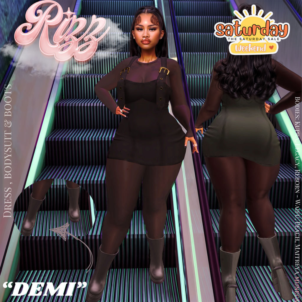 Demi Outfit - Inithium/Legacy/Maitreya/Peach/Reborn/Yentements/+mods	&lt;a href=&quot;http://maps.secondlife.com/secondlife/Unspoken%20Rizz/73/135/22&quot; target=&quot;_blank&quot;&gt;Teleport&lt;/a&gt;