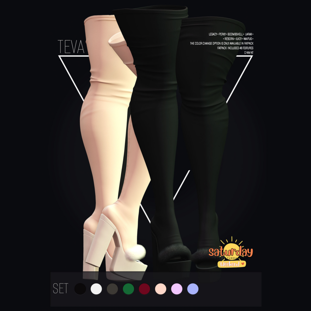 Teva Boots - Legacy/MaitreyaX/Reborn/+mods	&lt;a href=&quot;http://maps.secondlife.com/secondlife/Bad%20Waifus/130/127/1097&quot; target=&quot;_blank&quot;&gt;Teleport&lt;/a&gt;