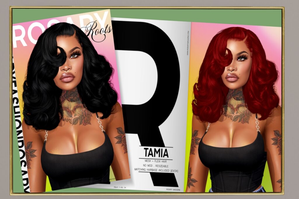 Tamia Hairstyle &amp; Hairbase - EvoX, L$399 FP