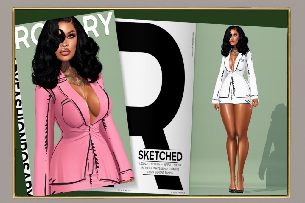 Sketched Outfit - Inithium/Legacy/Reborn/+mods, L$250 each/L$1699 FP